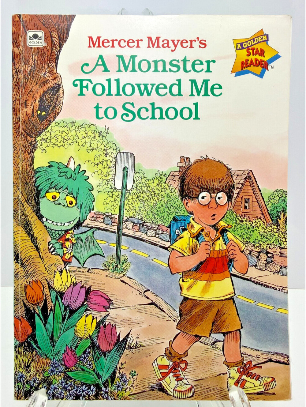Vtg Mercer Meyer's A Little Monster Followed Me to School Children's Book 1991